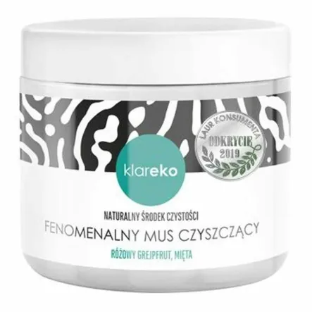 Fenomenalny Mus Czyszczący Różowy Grejpfrut i Mięta 550 g - KLAREKO