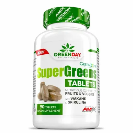 Super Greens Tablets 90 Tabletek - GreenDay 