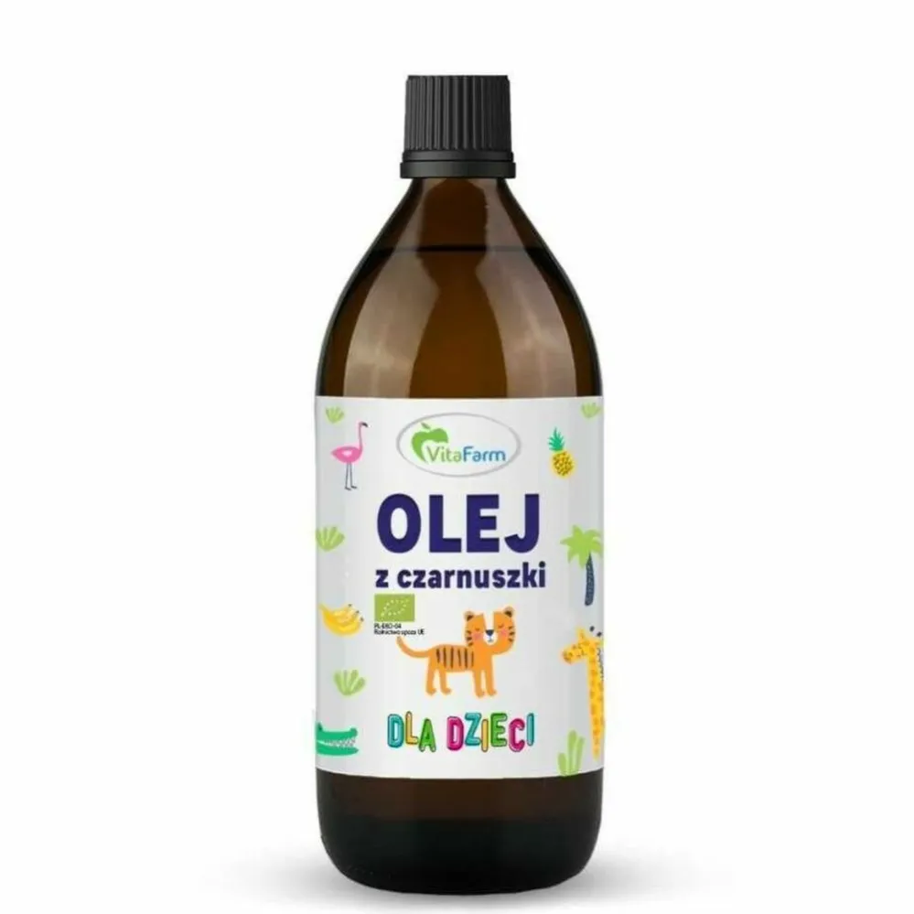 Olej z Czarnuszki Dla Dzieci BIO 100 ml - Vitafarm