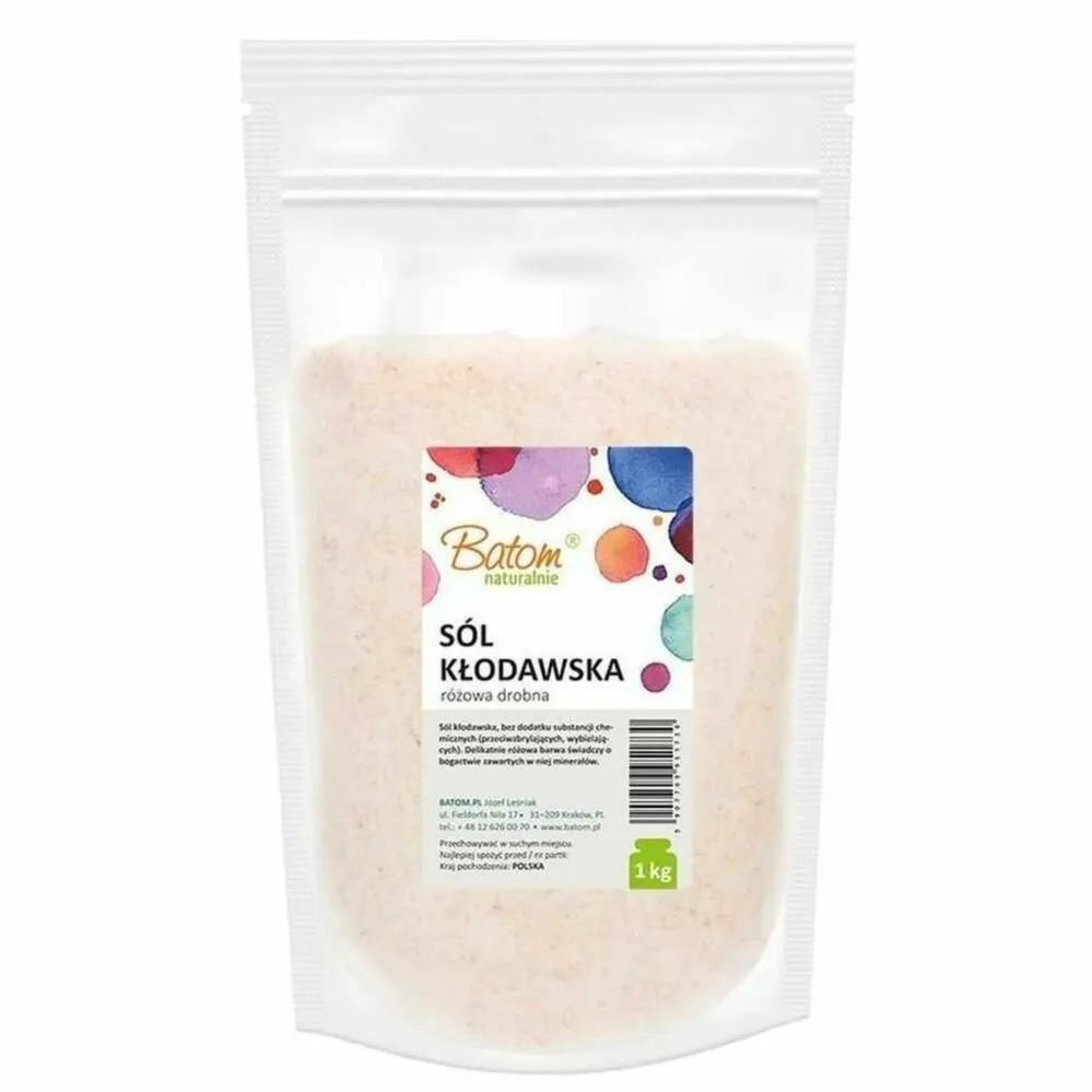 Sól Kłodawska Różowa Drobna 1 kg - Batom