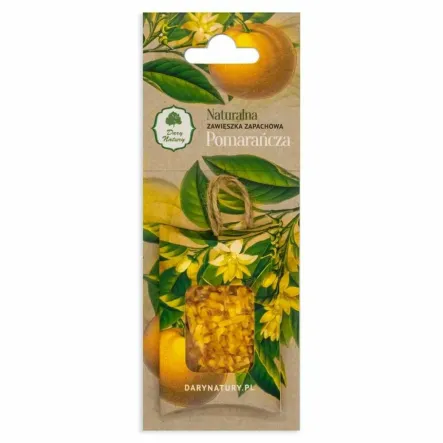Naturalna Zawieszka Zapachowa - Pomarańcza 1 Sztuka - Dary Natury