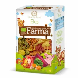 Makaron Dla Dzieci Farma Semolina z Suszonymi Warzywami Bio 250 g - Bartolini