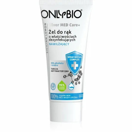 Żel do Rąk Nawilżający o Właściwościach Dezynfekujących 50 ml - Only Bio