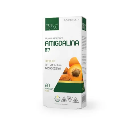 Amigdalina B17 60 Kapsułek - Medica Herbs