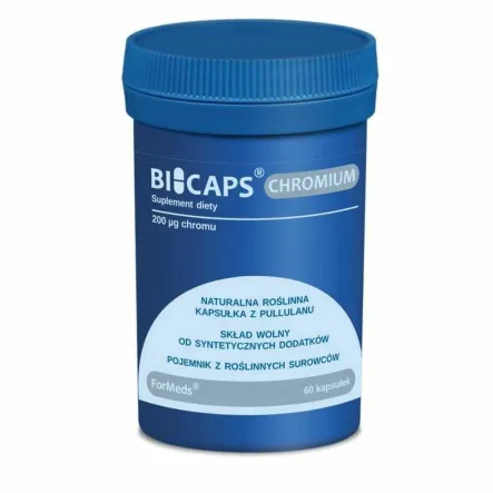 Bicaps CHROMIUM - Pikolinian Chromu 60 Kapsułek - Formeds