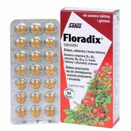 Floradix Tabletki 84 Sztuk - Salus Haus