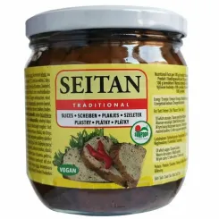 Seitan Plastry 350 g (200 g) - Sunfood