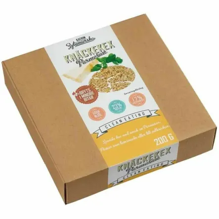 Pieczywo Chrupkie KETO z Parmezanem 200 g - CLEAN EATING