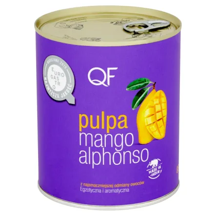 Pulpa z Mango Alphonso Bez Dodatku Cukru 850 g - QF