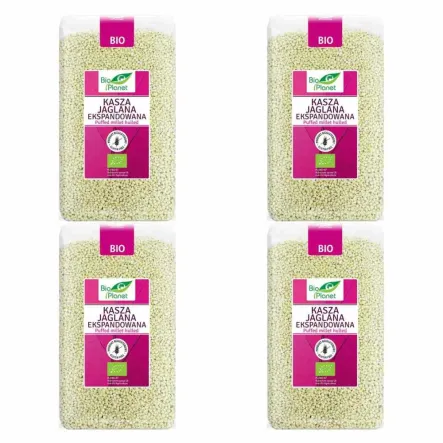4 x Kasza Jaglana Ekspandowana - Proso Ekspandowane Bio 150 G - Bio Planet