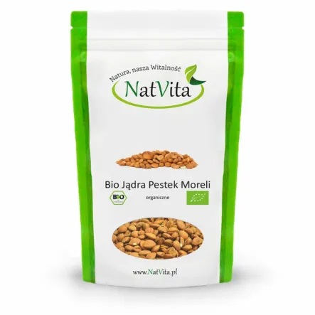Jądra Pestek Moreli Gorzkie Bio 700 g - Natvita