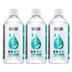 3 x Olej MCT 100% Pure C8 500 ml - Beketo