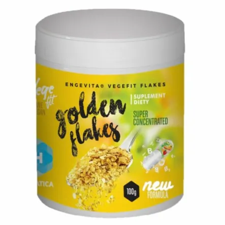 Golden Flakes Nieaktywne Płatki Drożdżowe Suplement Diety 100 g - Hepatica