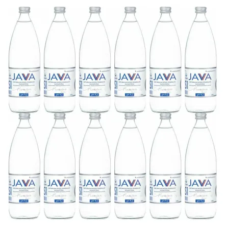 12 x Naturalna Woda Mineralna Alkaliczna Niegazowana 860 ml (Szkło) - Java