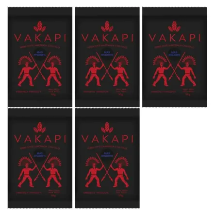 5 x Yerba Mate Vakapi Mas Inteligente 50 g