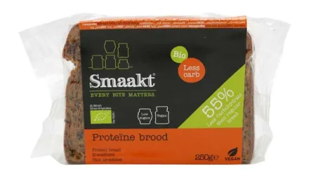 Chleb Proteinowy Bio 250 g - Smaakt - Przecena Krótka Data Minimalnej Trwałości