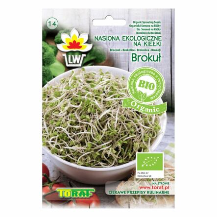 Nasiona na Kiełki Brokuł BIO 10 g - Toraf