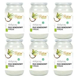 6 x Olej Kokosowy Virgin Bio 1 l - Batom