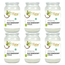 6 x Olej Kokosowy Virgin Bio 1 l - Batom