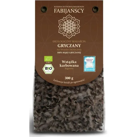 Makaron Gryczany Wstążka Karbowana Reginette Bio 300 g - Fabijańscy
