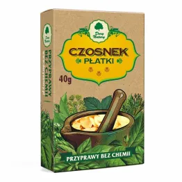 Czosnek Płatki 40 g Dary Natury 