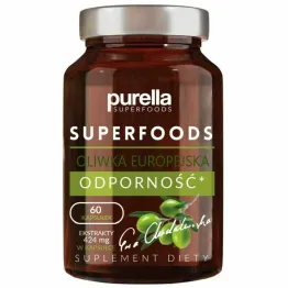 Superfoods Odporność Oliwka Europejska +Cynk+ Czosnek 60 Kapsułek - Purella