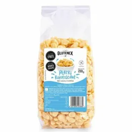 Płatki Kukurydziane Bez Dodatku Cukru Bezglutenowe 200 g - Glutenex