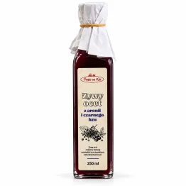 Żywy Ocet z Aronii i Czarnego Bzu Niepasteryzowany 250 ml - Prosto ze Wsi