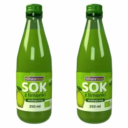 2 x Sok z Limonki NFC Bio 250 ml - NaturAvena