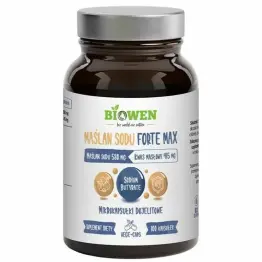 Maślan Sodu Forte Max 100 Kapsułek - Biowen