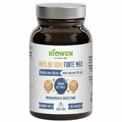 Maślan Sodu Forte Max 100 Kapsułek - Biowen