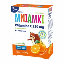 Mniamki Witamina C 250 mg 60 Pastylek - Starpharma