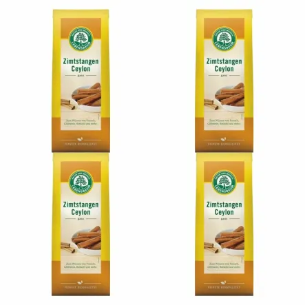 4 x Cynamon Cejloński Laska Bio 6 Sztuk - Lebensbaum