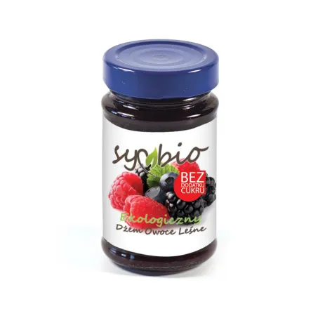 Dżem Owoce Leśne bez dodatku cukru Eko 240g - Symbio