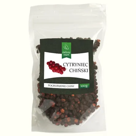 Cytryniec Chiński - Schisandra jagody 100 g - Zielony Nurt
