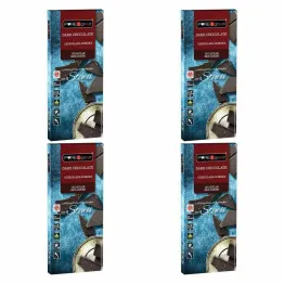 Zestaw 4 x Czekolada Gorzka ze Stewią i Erytrytolem 100 g - Pure and Good