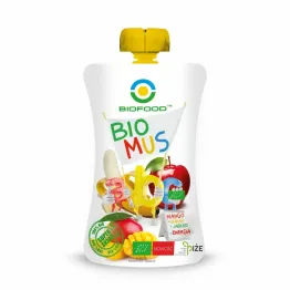 Mus Mango - Bananowo - Jabłkowy Bio 90 g -  Bio Food