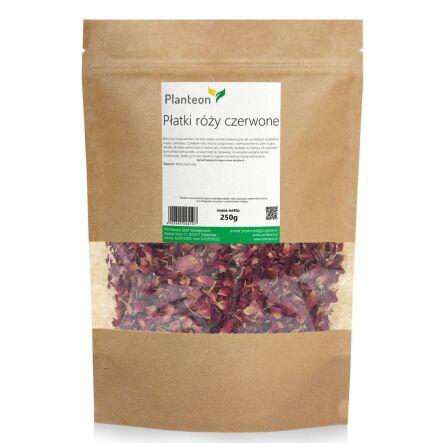 Płatki Róży Czerwone 250 g - Planteon