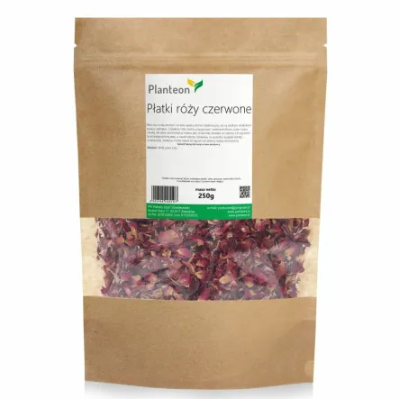 Płatki Róży Czerwone 250 g - Planteon