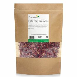 Płatki Róży Czerwone 250 g - Planteon