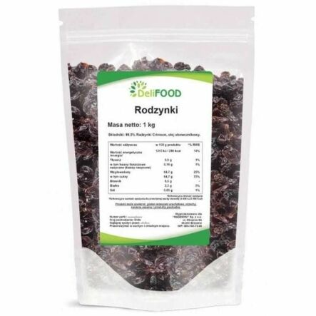 Rodzynki 1 kg - DeliFOOD (30.04.2025)