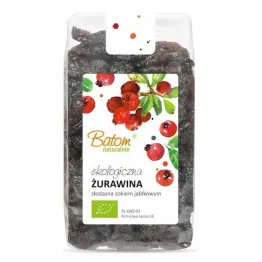 Żurawina Słodzona Sokiem Jabłkowym Bio 250 g - Batom