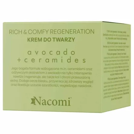 Krem Do Twarzy Rich and Comfy Reganeration 40 ml - Nacomi