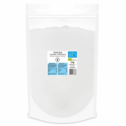 Tapioka (Skrobia z Manioku) Bezglutenowa Bio 3 kg - Horeca