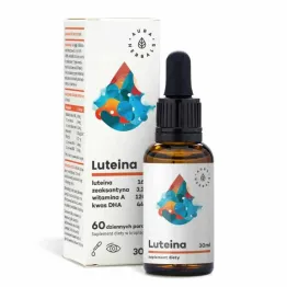 Luteina + Zeaksantyna  + Witamina A + DHA 30 ml - Aura Herbals