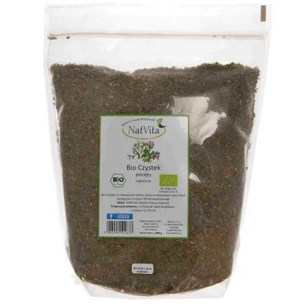 Bio Czystek Pocięty 1kg Natvita