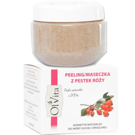 Peeling z Pestek Róży 100g - Ol'vita