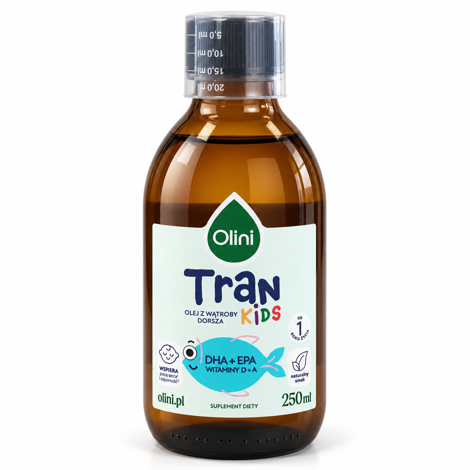 Tran Dla Dzieci 250 ml - Olini (COLD)