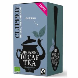Herbata Czarna Bezkofeinowa Fair Trade Bio 50 g (20x 2,5 g) - Clipper