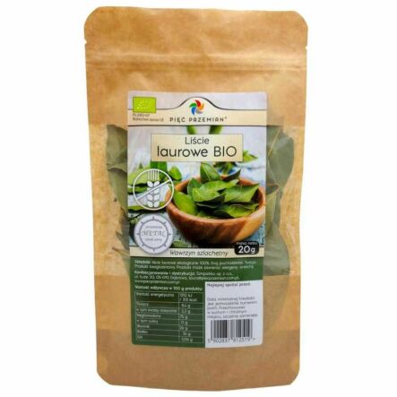 Liść Laurowy BIO 20 g - Pięć Przemian